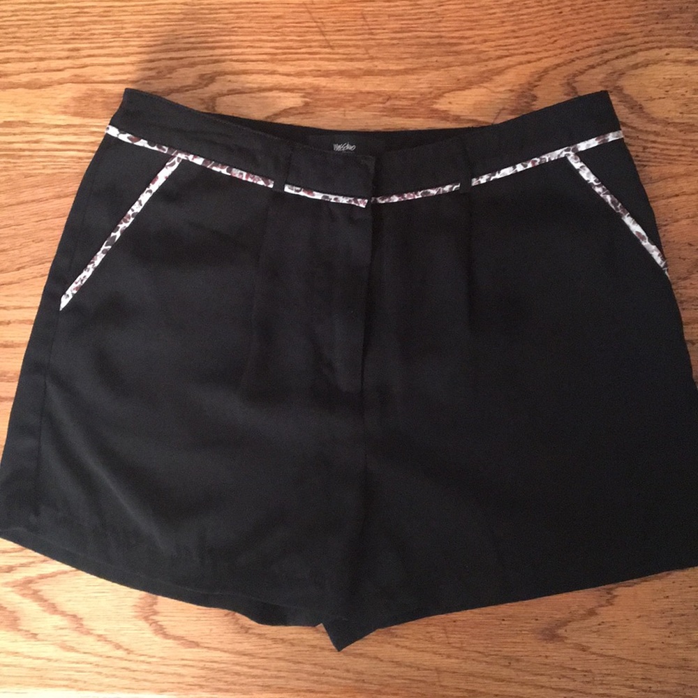 Black dress shorts